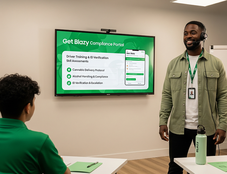 Driver Support and Training – Weed Delivery Miami by Blazyweed | Soporte y capacitación para repartidores – Entrega de marihuana en Miami por Blazyweed